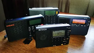 MLA30+ shootout: XHDATA D-808, D-109, Retekess V115 and Eton Elite Traveler on 11900 kHz Australia