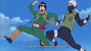 Guy Challenges Kakashi For A Final Eternal Rival Race