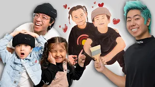 I Painted My Little Brother’s CRUSH All Over His Bedroom! **ft. ZHC, Nick&Sienna**