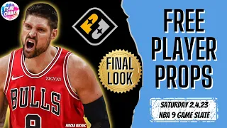 FREE PRIZEPICKS 2/4/23 🏀 NBA PLAYER PROPS FINAL LOOK #playerprops