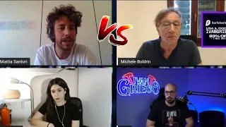 MICHELE BOLDRIN vs MATTIA SANTORI (SARDINE) in DIRETTA!