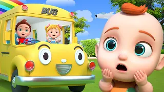 Wheels on the Bus (Playground Version) | GoBooBoo Nursery Rhymes & Kids Songs