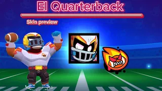 Brawl stars El Quarterback skin preview #brawlstars  #starrtoon