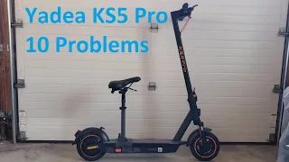 Yadea KS5 Pro electric scooter 10 Issues & Problems