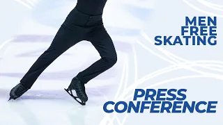 Press Conference: Men Free Skating | ISU #WorldFigure Skating Championships | Stockholm 2021