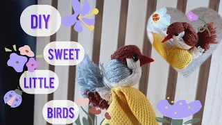 🟢🌺 DIY Sweet little birds!