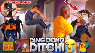 EXTREME DING DONG DITCH PART 8!! *COLLEGE EDITION* (GONE WRONG)