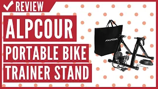 Alpcour Bike Trainer Stand – Portable Stainless Steel Indoor Trainer Review