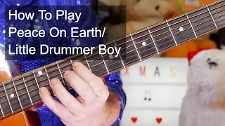Peace On Earth/Little Drummer Boy' David Bowie & Bing Crosby Acoustic Guitar Lesson
