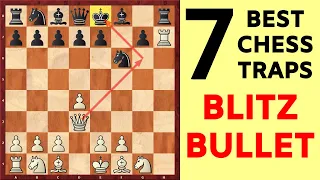 7 Best Chess Opening Traps for BLITZ and BULLET