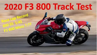 Intro Test & Review: 2020 MV Agusta F3 800 at the track