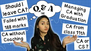 Should I Leave CA? | Managing CA with Graduation | Career related QnA | @azfarKhan