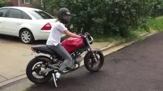 Ducati Monster Shorty Exhaust Install