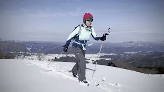 大江山クロカンスキーハイキング　大雪に見舞われた航空管制塔付近から鬼の岩屋・スキー場跡編　2022/1.16