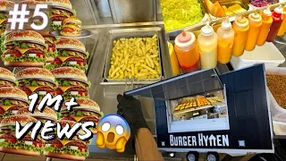 POV Burger making in food truck 🍔🍔| JUICY BURGER | Cheese burger making | Burger food truck |