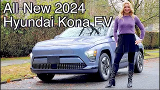 All-New 2024 Hyundai Kona EV Review // Do you like the design?