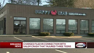 Charges filed in connection with Salem crash that injured 3 teens