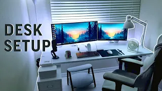 [Desk Setup] 화이트 덕후인 새신랑의 데스크셋업! 저와 취향이 비슷하네요! ep.16 (white desk setup)