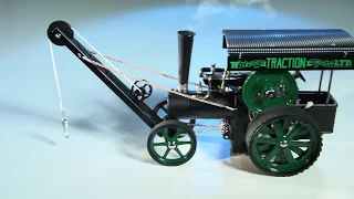 Wilesco D405 1 steam traction with crane