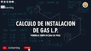 Cálculo de gas con la formula simplificada de Pole