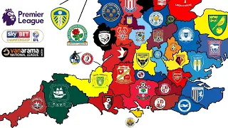 BIGGEST FOOTBALL CLUB IN EACH ENGLISH COUNTY