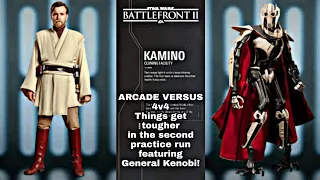 XB1 Star Wars Battlefront 2 G51, 2P local splitscreen Arcade on Cloning Facility, General Kenobi!