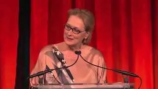 Meryl Streep: Touching Speech & Dramatic Reading