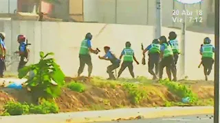 Universitarios se enfrentaron a la Policía Nacional