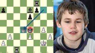 NIÑO GRAN MAESTRO SACRIFICA 4 PIEZAS Y DA JAQUE MATE: Carlsen vs Otsme (Campeonato de Noruega, 2005)