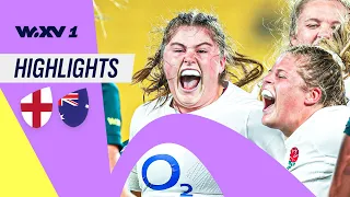 Red Roses produce dominant opening win | England v Australia | WXV1 Highlights