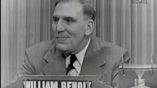 What's My Line? - William Bendix (Apr 11, 1954)