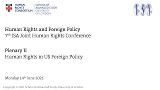 Human Rights in US Foreign Policy