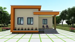 1 BEDROOM 7.5×10m {SQ 75M) MODERN HOUSE