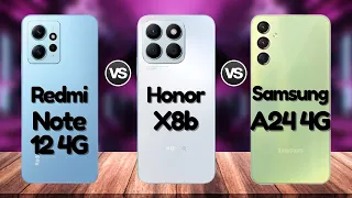 Honor X8b Vs Redmi Note 12 Vs Samsung A24 | @Eficientechs 📊📲
