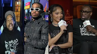 Unc too Lit! Akademiks reacts to Uncle Shay Shay asking Saweetie about her relationship with Quavo!