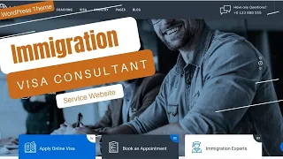 Create Immigration Consultant Website | Visa Services Website Theme | Liviza WordPress Theme