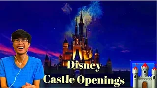 Reaction to Disney Castle Openings from 45 Films