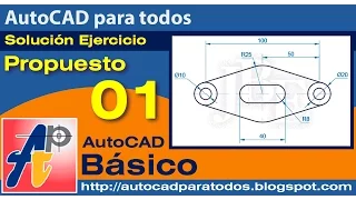 AutoCAD Básico - Solución Ejercicio Propuesto 1