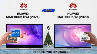 HUAWEI MATEBOOK D14 (2021) VS HUAWEI MATEBOOK 13 | ANY DIFFERENCES? | PROS & CONS |