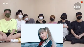 BTS react Lisa - Money (dance performance)