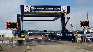 Barrier Failure at Chatham Marina Lift Bridge, Kent