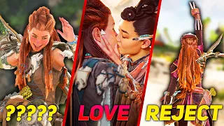 Aloy & Seyka Love Story All Choices / All Endings - HFW Burning Shores DLC