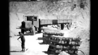 Autobahnbau bei Lumda 1938