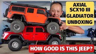 Axial SCX10 iii Gladiator Unboxing - this RTR as good as it looks?