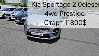 Аукцион Lotte KIA SPORTAGE 2.0DIESEL 4wd PRESTIGE 20год 64529км Старт 11800$