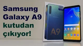 4 kameralı Samsung Galaxy A9 kutudan çıkıyor!