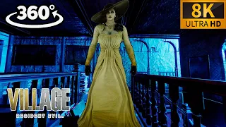 Lady Dimitrescu attack || Resident Evil Village 360 video || Part 1 [8K]