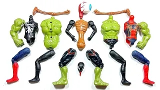 Merakit Mainan Spider-Man, Hulk Smash, Venom dan Siren Head ~ Avengers