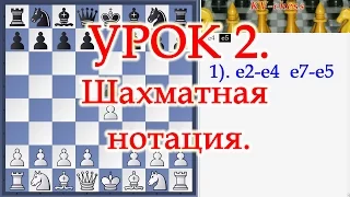 Шахматы Уроки Обучение для начинающих и новичков Шахматная нотация Видео Онлайн