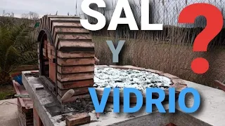 HORNO DE BARRO : porque la sal y vidrio ?